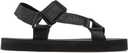 ΣΑΝΔΑΛΙΑ MENS EVA SANDAL EM0EM00976 ΜΑΥΡΟ TOMMY JEANS