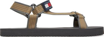 ΣΑΝΔΑΛΙΑ TJM CASUAL SANDAL EM0EM01563 ΚΑΦΕ TOMMY JEANS από το EPAPOUTSIA