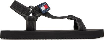 ΣΑΝΔΑΛΙΑ TJM CASUAL SANDAL EM0EM01563 ΜΑΥΡΟ TOMMY JEANS από το EPAPOUTSIA