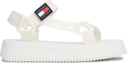 ΣΑΝΔΑΛΙΑ TJW EVA SANDAL EN0EN02466 ΕΚΡΟΥ TOMMY JEANS