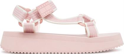 ΣΑΝΔΑΛΙΑ TJW EVA SANDAL EN0EN02747 ΡΟΖ TOMMY JEANS