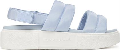 ΣΑΝΔΑΛΙΑ TJW FLATFORM SANDAL EN0EN02802 ΓΑΛΑΖΙΟ TOMMY JEANS