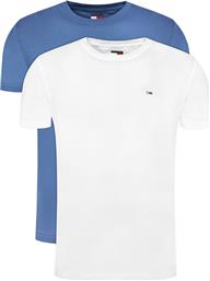 ΣΕΤ 2 T-SHIRTS DM0DM20687 ΕΓΧΡΩΜΟ SLIM FIT TOMMY JEANS