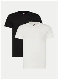 ΣΕΤ 2 T-SHIRTS LINEAR DM0DM20353 ΕΓΧΡΩΜΟ SLIM FIT TOMMY JEANS