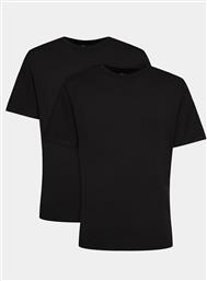 ΣΕΤ 2 T-SHIRTS UM0UM03157 ΜΑΥΡΟ REGULAR FIT TOMMY JEANS