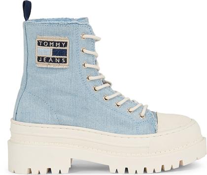 SNEAKERS FOXING DENIM BOOT EN0EN02348 ΜΠΛΕ TOMMY JEANS