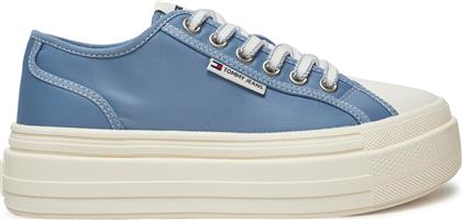 SNEAKERS FOXING EN0EN02713 ΜΠΛΕ TOMMY JEANS