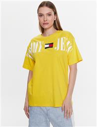 T-SHIRT ARCHIVE DW0DW15459 ΚΙΤΡΙΝΟ OVERSIZE TOMMY JEANS