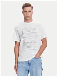 T-SHIRT ARCHIVE LOGOS DM0DM21584 ΛΕΥΚΟ RELAXED FIT TOMMY JEANS