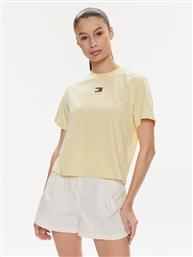T-SHIRT BADGE DW0DW17391 ΚΙΤΡΙΝΟ BOXY FIT TOMMY JEANS