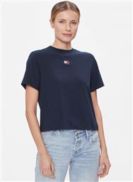 T-SHIRT BADGE DW0DW17391 ΣΚΟΥΡΟ ΜΠΛΕ BOXY FIT TOMMY JEANS