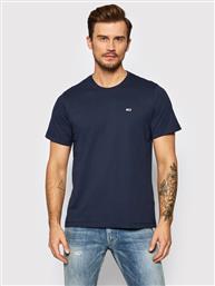 T-SHIRT CLASSIC DM0DM09598 ΣΚΟΥΡΟ ΜΠΛΕ REGULAR FIT TOMMY JEANS