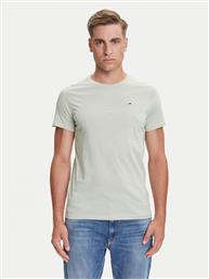 T-SHIRT DM0DM04411 ΠΡΑΣΙΝΟ SLIM FIT TOMMY JEANS