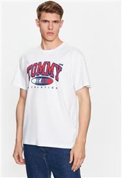 T-SHIRT DM0DM16407 ΛΕΥΚΟ RELAXED FIT TOMMY JEANS