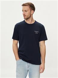 T-SHIRT DM0DM18872 ΣΚΟΥΡΟ ΜΠΛΕ REGULAR FIT TOMMY JEANS