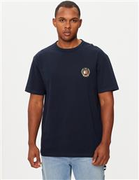 T-SHIRT DM0DM19687 ΣΚΟΥΡΟ ΜΠΛΕ REGULAR FIT TOMMY JEANS