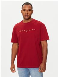 T-SHIRT DM0DM19694 ΚΟΚΚΙΝΟ REGULAR FIT TOMMY JEANS