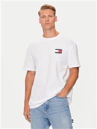 T-SHIRT DM0DM19695 ΛΕΥΚΟ REGULAR FIT TOMMY JEANS από το MODIVO