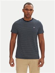 T-SHIRT DM0DM20377 ΣΚΟΥΡΟ ΜΠΛΕ SLIM FIT TOMMY JEANS