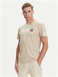 T-SHIRT DNA FLAG DM0DM21941 ΜΠΕΖ REGULAR FIT TOMMY JEANS