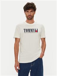 T-SHIRT DNA FLAG DM0DM21941 ΛΕΥΚΟ REGULAR FIT TOMMY JEANS