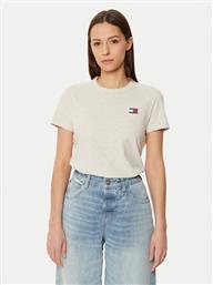 T-SHIRT DW0DW20153 ΜΠΕΖ REGULAR FIT TOMMY JEANS