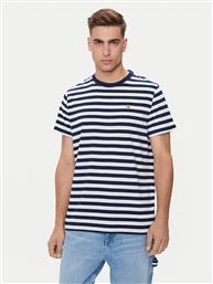 T-SHIRT ENTRY DM0DM20420 ΣΚΟΥΡΟ ΜΠΛΕ SLIM FIT TOMMY JEANS