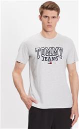 T-SHIRT ENTRY GRAPHIC DM0DM16831 ΓΚΡΙ REGULAR FIT TOMMY JEANS