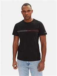 T-SHIRT ENTRY GRAPHIC DM0DM20779 ΜΑΥΡΟ SLIM FIT TOMMY JEANS