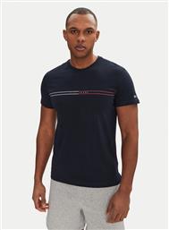 T-SHIRT ENTRY GRAPHIC DM0DM20779 ΣΚΟΥΡΟ ΜΠΛΕ SLIM FIT TOMMY JEANS