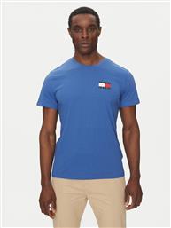 T-SHIRT ESSENTIAL DM0DM20740 ΜΠΛΕ SLIM FIT TOMMY JEANS