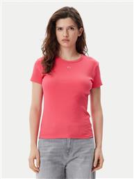 T-SHIRT ESSENTIAL DW0DW17383 ΡΟΖ SLIM FIT TOMMY JEANS