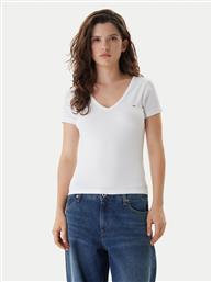 T-SHIRT ESSENTIAL DW0DW17385 ΛΕΥΚΟ SLIM FIT TOMMY JEANS