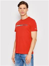 T-SHIRT ESSENTIAL FLAG DM0DM13509 ΚΟΚΚΙΝΟ REGULAR FIT TOMMY JEANS