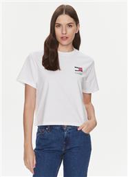 T-SHIRT GRAPHIC DW0DW17365 ΛΕΥΚΟ BOXY FIT TOMMY JEANS