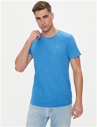 T-SHIRT JASPE DM0DM09586 ΜΠΛΕ SLIM FIT TOMMY JEANS από το MODIVO