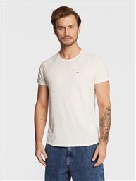 T-SHIRT JASPE DM0DM09586 ΛΕΥΚΟ SLIM FIT TOMMY JEANS από το MODIVO