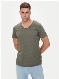 T-SHIRT JASPE DM0DM09587 ΠΡΑΣΙΝΟ SLIM FIT TOMMY JEANS