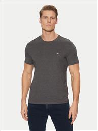 T-SHIRT JASPE DM0DM20363 ΓΚΡΙ SLIM FIT TOMMY JEANS