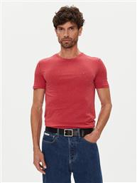 T-SHIRT JASPE DM0DM20363 ΚΟΚΚΙΝΟ SLIM FIT TOMMY JEANS