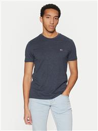 T-SHIRT JASPE DM0DM20363 ΣΚΟΥΡΟ ΜΠΛΕ SLIM FIT TOMMY JEANS