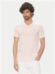 T-SHIRT JASPE DM0DM20364 ΡΟΖ SLIM FIT TOMMY JEANS
