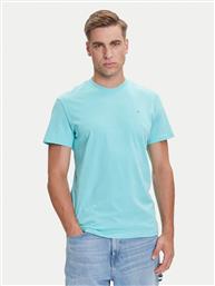 T-SHIRT LINEAR CHEST DM0DM21780 ΠΡΑΣΙΝΟ SLIM FIT TOMMY JEANS