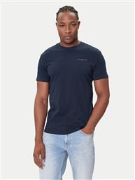 T-SHIRT LINEAR CHEST DM0DM21780 ΣΚΟΥΡΟ ΜΠΛΕ SLIM FIT TOMMY JEANS