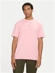 T-SHIRT LINEAR LOGO DM0DM17993 ΡΟΖ REGULAR FIT TOMMY JEANS