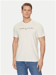 T-SHIRT LINEAR LOGO DM0DM20744 ΜΠΕΖ REGULAR FIT TOMMY JEANS