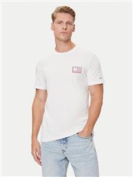 T-SHIRT POP COLOR FLAG DM0DM21577 ΛΕΥΚΟ REGULAR FIT TOMMY JEANS
