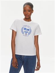 T-SHIRT PREP LUXE DW0DW17835 ΛΕΥΚΟ REGULAR FIT TOMMY JEANS