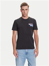 T-SHIRT STACK BACKPRINT DM0DM21589 ΜΑΥΡΟ REGULAR FIT TOMMY JEANS