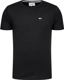 T-SHIRT TJM CLASSIC DM0DM09598 ΜΑΥΡΟ REGULAR FIT TOMMY JEANS